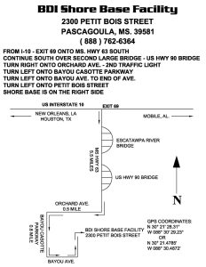 SHORE BASE MAP